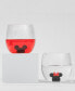 Фото #5 товара Mickey Minnie Icon Short Drinking Glass, Set of 2