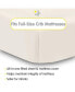Фото #2 товара All-in-One Fitted Sheet & Waterproof Cover for 52" x 28" Crib Mattress (2-Pack)