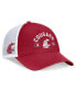 Фото #1 товара Men's Crimson/White Washington State Cougars Free Kick Trucker Adjustable Hat