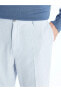 Фото #4 товара LCW Slim Fit Keten Karışımlı Erkek Pantolon