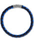 Фото #1 товара Браслет Esquire Men's Jewelry Blue Woven Leather