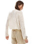 Фото #4 товара Mango crochet cardigan in white