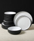 Laro Stoneware 24 Pc. Dinnerware Set, Service for 8