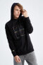 Coool Boxy Fit Kapüşonlu Sweatshirt