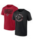 ფოტო #1 პროდუქტის Men's Atlanta Falcons Serve Combo Pack T-Shirt