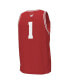 Men's #1 Red Wisconsin Badgers Replica Basketball Jersey