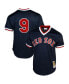 Фото #1 товара Men's Ted Williams Boston Red Sox 1990 Authentic Cooperstown Collection Batting Practice Jersey - Navy Blue