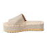 Фото #3 товара BEACH by Matisse Del Mar Platform Womens Beige Casual Sandals DELMAR-743