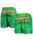 Men's Green Teenage Mutant Ninja Turtles Logo Retro Shorts