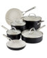 Фото #3 товара Hard Anodized Ceramic Nonstick 10 Piece Set