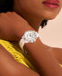 ფოტო #8 პროდუქტის Women's Sport Luxe Ceramic Bracelet Watch 36mm