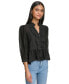 Фото #6 товара Women's Ruffled 3/4-Sleeve Blouse