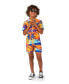 ფოტო #2 პროდუქტის Little Boys 2 Pc Summer Shirt and Shorts Set