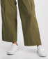 Фото #6 товара Women's Solid Modern Wide-Leg Cargo Pants