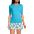 ფოტო #7 პროდუქტის Women's Crew Neck Rash Guard UPF 50 Swim Tee