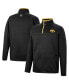 ფოტო #1 პროდუქტის Men's Black Iowa Hawkeyes Rebound Quarter-Snap Jacket