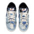 Фото #5 товара 【定制球鞋】 Nike Dunk Low 牛仔系列 丹宁水洗做旧 百家布高级拼接 手缝 小众 低帮 板鞋 男款 蓝色 / Кроссовки Nike Dunk Low DQ5015-063