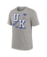 Фото #3 товара Men's Heather Gray Kentucky Wildcats Blitz Roll Call Tri-Blend T-Shirt