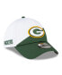 ფოტო #1 პროდუქტის Men's White, Green Green Bay Packers 2023 NFL Sideline 39THIRTY Flex Hat