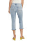 ფოტო #2 პროდუქტის Women's Britt Low Rise Curvy Fit Capri Jeans