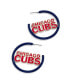 Фото #1 товара Серьги Baublebar Chicago Cubs эмалированные гвоздики.