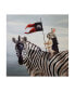 Фото #1 товара Lucia Hefferna Striped Warrior Canvas Art - 15.5" x 21"