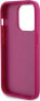 Guess Guess GUHCP15LPS4DGPP iPhone 15 Pro 6.1" różowy/pink hardcase Strass Metal Logo