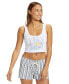 ფოტო #1 პროდუქტის Juniors' Sunrise To Sunset Cropped Tank Top