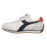 Фото #3 товара Diadora Equipe H Canvas Stone Wash Lace Up Mens Blue, White Sneakers Casual Sho