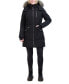 ფოტო #6 პროდუქტის Women's Faux-Fur-Trim Hooded Puffer Coat