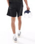 Obey co-ord graphic mesh shorts in black