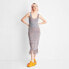Фото #1 товара Women's Sleeveless Crochet Fringe Dress - Future Collective with Alani Noelle