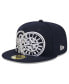 Фото #3 товара Men's Navy Seattle Mariners Game Day Overlap 59FIFTY Fitted Hat