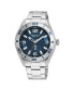 ფოტო #1 პროდუქტის Men's N83 Silver-Tone Stainless Steel Bracelet Watch 44 mm