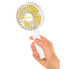 UNOLD Breezy Swing - Household blade fan - White - Table - 120° - Buttons - Battery