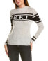 Фото #1 товара Hannah Rose Ski Mock Neck Cashmere Pullover Women's Grey Xl