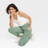Фото #4 товара Women's Flex Woven Mid-Rise Cargo Joggers - All In Motion Green L