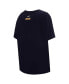 ფოტო #4 პროდუქტის Men's Navy Denver Nuggets Script Boyfriend T-Shirt