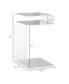 Фото #5 товара Modern S-Shaped Acrylic Side Table for Small Spaces