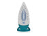 TEFAL EasyGliss Plus FV5737 - Dry & Steam iron - Durilium soleplate - 2 m - 220 g/min - Turquoise - White - 45 g/min