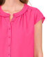 ფოტო #6 პროდუქტის Women's Scalloped Cap Sleeve Blouse