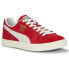 Фото #2 товара Puma Clyde Og Lace Up Mens Red Sneakers Casual Shoes 39196202