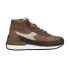 Фото #1 товара Diadora Equipe Mid Mad Nubuck Sw High Top Mens Brown Sneakers Casual Shoes 1790