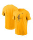Men's Gold West Virginia Mountaineers Primetime Evergreen Alternate Logo T-Shirt