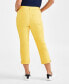 Women's Mid-Rise Curvy Capri Jeans, Created for Macy's Cornmeal Yellow, 16 - фото #2