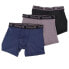 Hurley Regrind 294997 Core Boxer Brief 3 Pack Navy/Grey Size M