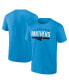 Фото #1 товара Men's Blue Carolina Panthers Big and Tall Arc and Pill T-shirt