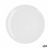 Фото #1 товара Плоская тарелка Quid Select Basic Белый Пластик 25 cm (24 штук)