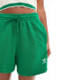 Adidas Originals 3 stripe shorts in green Бело-зеленый, XS - фото #4