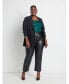 ფოტო #2 პროდუქტის Plus Size The 365 Suit Long Tailored Blazer